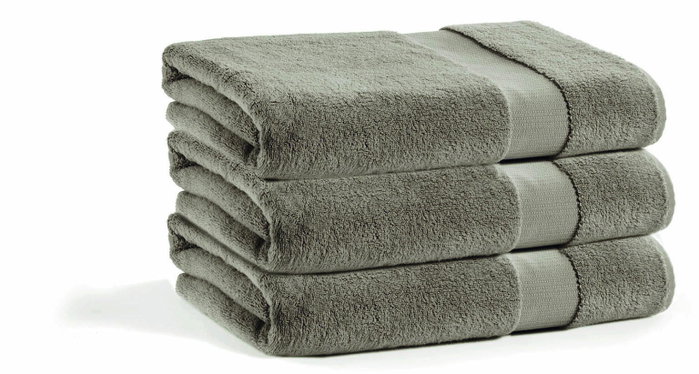Mijölnir Toalla de Manos Valencia - Warm Grey 50 x 90 cm 550 gr/m² Algodón/Bambú